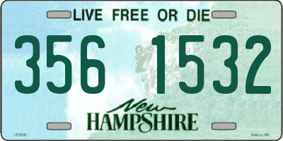 NH license plate 3561532