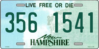 NH license plate 3561541
