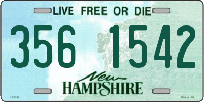 NH license plate 3561542