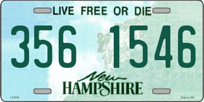 NH license plate 3561546