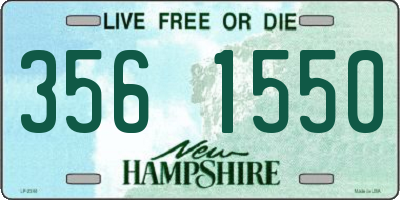 NH license plate 3561550
