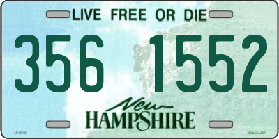 NH license plate 3561552