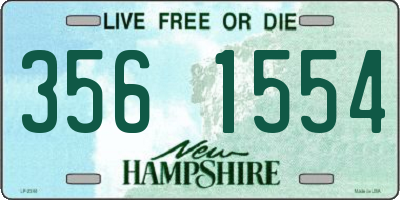 NH license plate 3561554