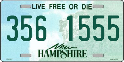NH license plate 3561555