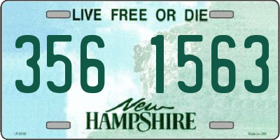 NH license plate 3561563