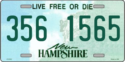 NH license plate 3561565