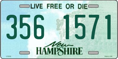 NH license plate 3561571