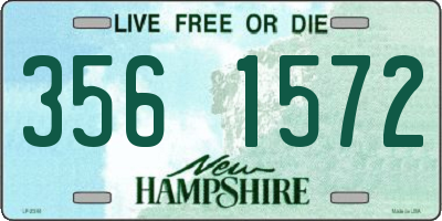 NH license plate 3561572