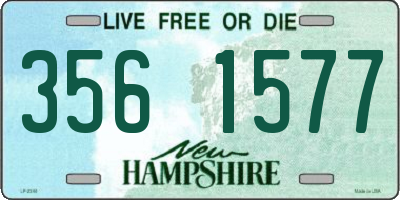 NH license plate 3561577