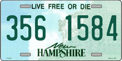 NH license plate 3561584