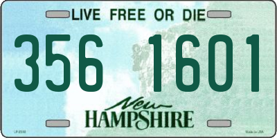 NH license plate 3561601