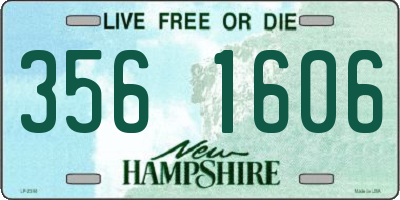 NH license plate 3561606