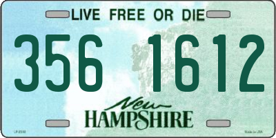 NH license plate 3561612