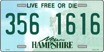 NH license plate 3561616