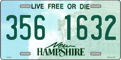 NH license plate 3561632