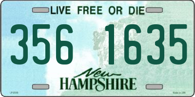 NH license plate 3561635
