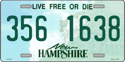NH license plate 3561638