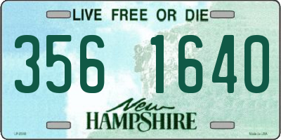 NH license plate 3561640