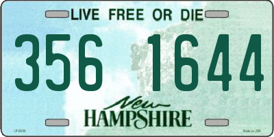 NH license plate 3561644