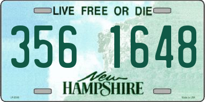 NH license plate 3561648