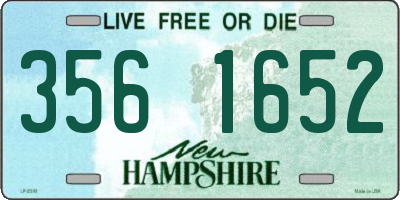 NH license plate 3561652