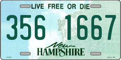 NH license plate 3561667