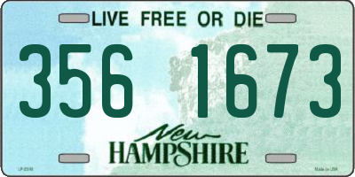 NH license plate 3561673