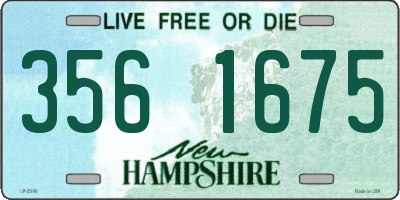 NH license plate 3561675