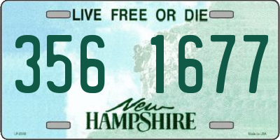 NH license plate 3561677