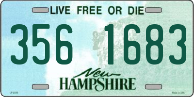 NH license plate 3561683