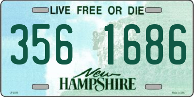 NH license plate 3561686