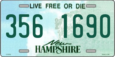 NH license plate 3561690