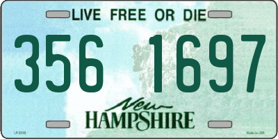 NH license plate 3561697