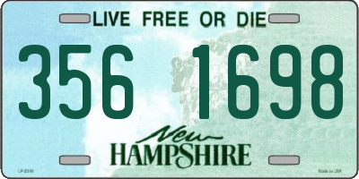 NH license plate 3561698
