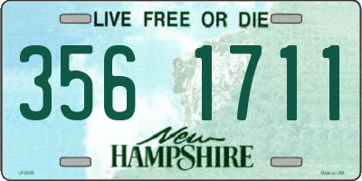 NH license plate 3561711