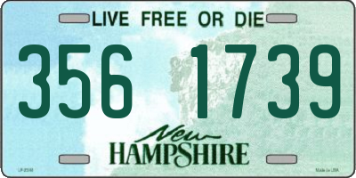 NH license plate 3561739