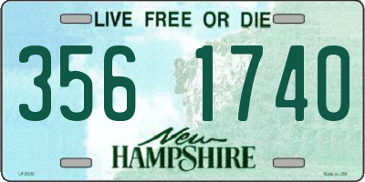 NH license plate 3561740