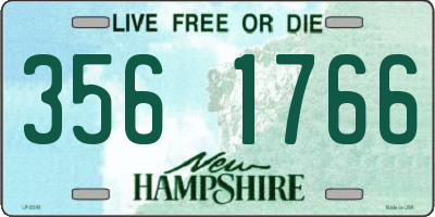 NH license plate 3561766