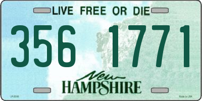 NH license plate 3561771