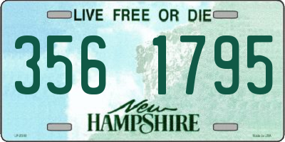 NH license plate 3561795