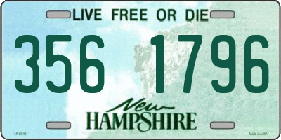 NH license plate 3561796