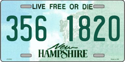 NH license plate 3561820