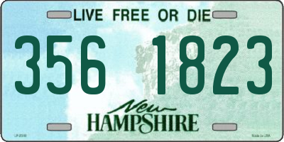 NH license plate 3561823