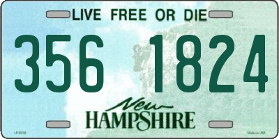 NH license plate 3561824