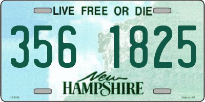 NH license plate 3561825