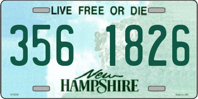 NH license plate 3561826