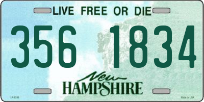NH license plate 3561834