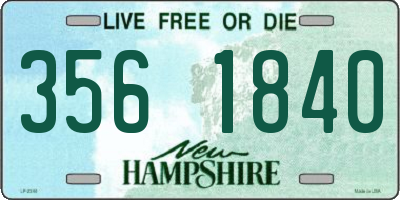 NH license plate 3561840
