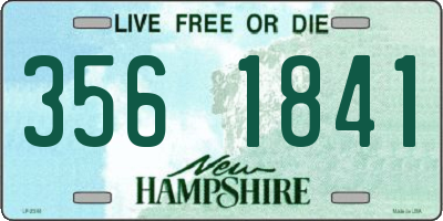 NH license plate 3561841