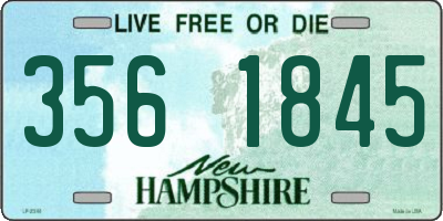 NH license plate 3561845